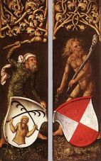 Hombres salvajes, Albrecht Dürer, 1499.